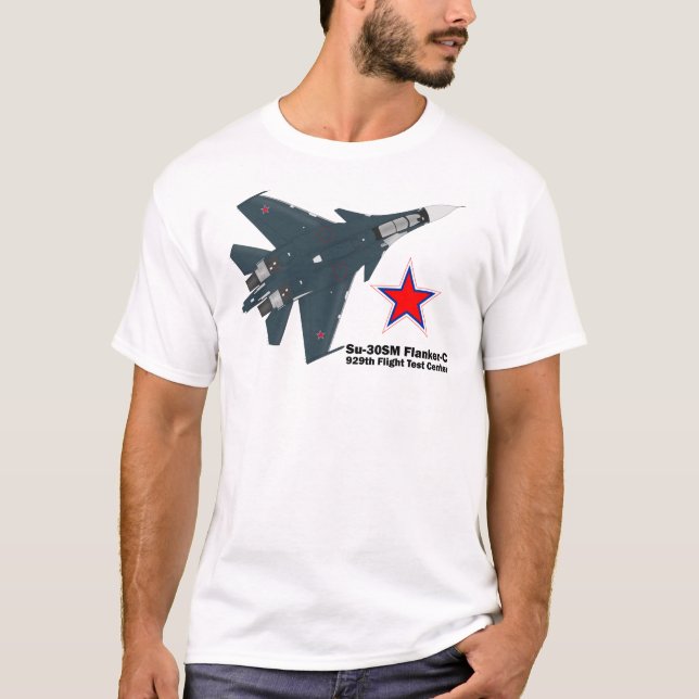 Sukhoi T-shirt Su-30SM Flanker-C VKS (Front)