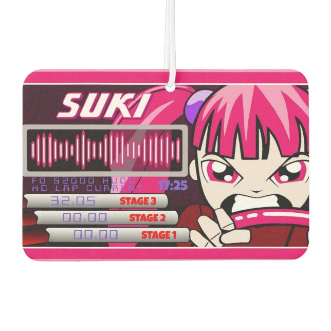 SUKI LAP METER DESIGN CAR AIR FRESHENER (Front)