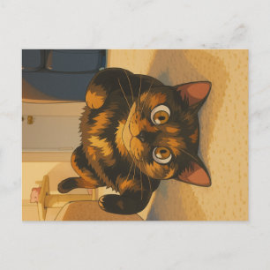 Suki's Playful Spirit Holiday Postcard