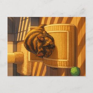 Suki's Sunny Nap Holiday Postcard