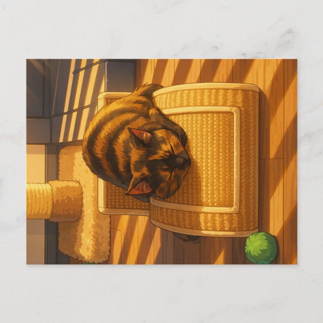 Suki's Sunny Nap Holiday Postcard (Front)