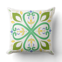 Sukjai Mandala – Thai-Inspired Pattern Throw Pillo