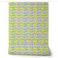 Sukkah Decoration Wallpaper – Elegant Esrog Print 