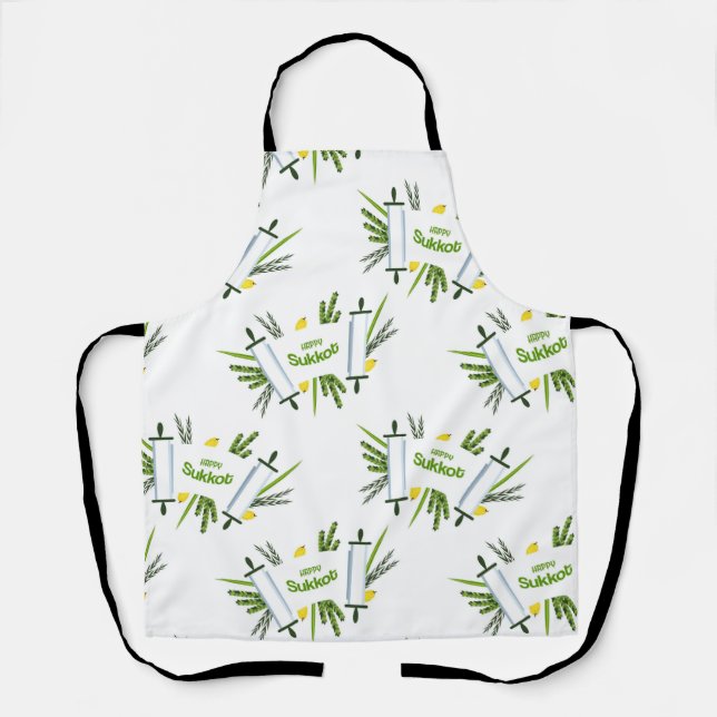 Sukkot Aprons - Small, Medium, Large - Holidays  (Front)