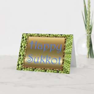 Sukkot Jewish Feast of Tabernacles Feast of Booths Card