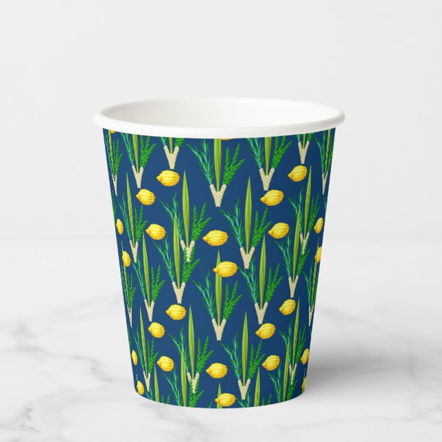 Sukkot Party Supplies - Paper Cups - Gatherings  (Front)