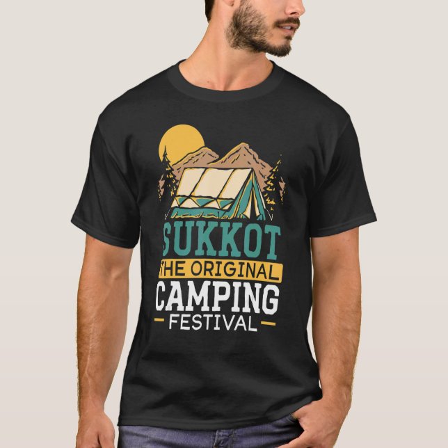 Sukkot The Original Camping Festival Israelite Suk T-Shirt (Front)