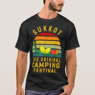 Sukkot The Original Camping Festival Sukkah Lulav  T-Shirt