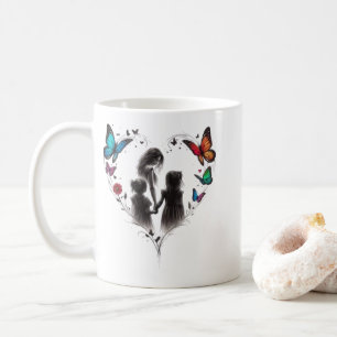 Sukoon Urdu Calligraphy Aesthetic Design Peace M Coffee Mug