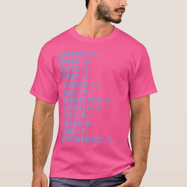 Sulaco Crew Members T-Shirt (Front)