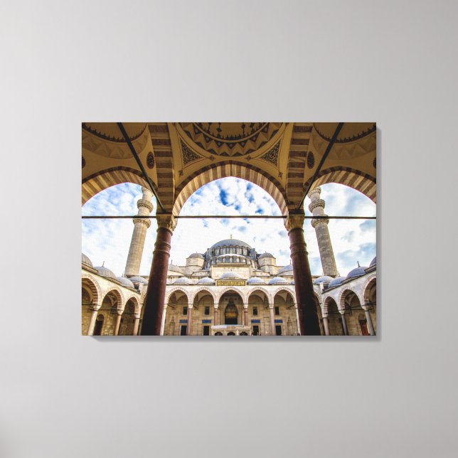 Sulamine Mosque, Istanbul Turkey Canvas Print (Front)