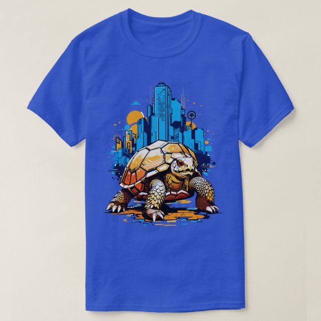 Sulcata Tortoise T-Shirt (Design Front)