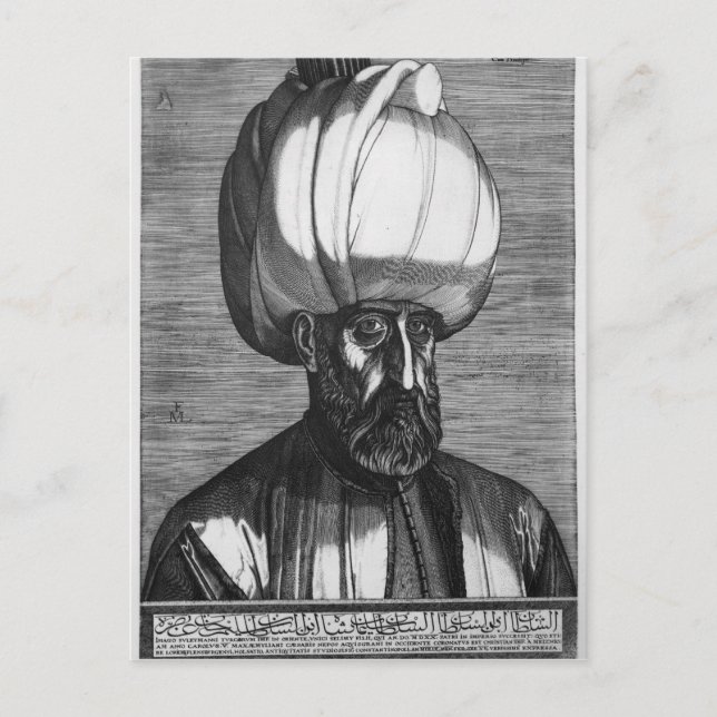 Suleiman the Magnificent Postcard (Front)