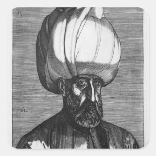 Suleiman the Magnificent Square Sticker