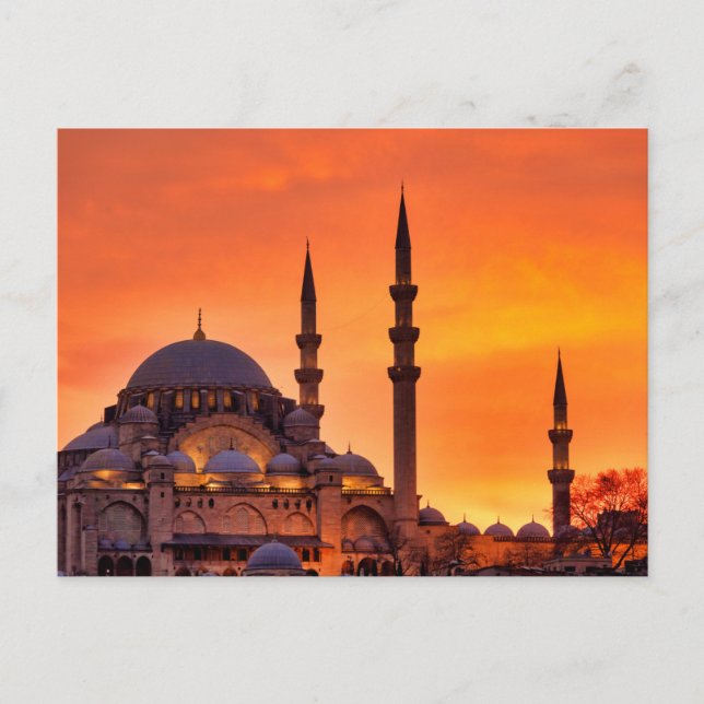 Suleymaniye Mosque  Postcard (Front)