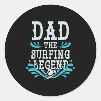 Sulfing Lover| Dad Sulfing Sailor Spirit Legend Classic Round Sticker