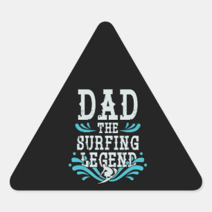 Sulfing Lover  Dad Sulfing Sailor Spirit Legend Triangle Sticker
