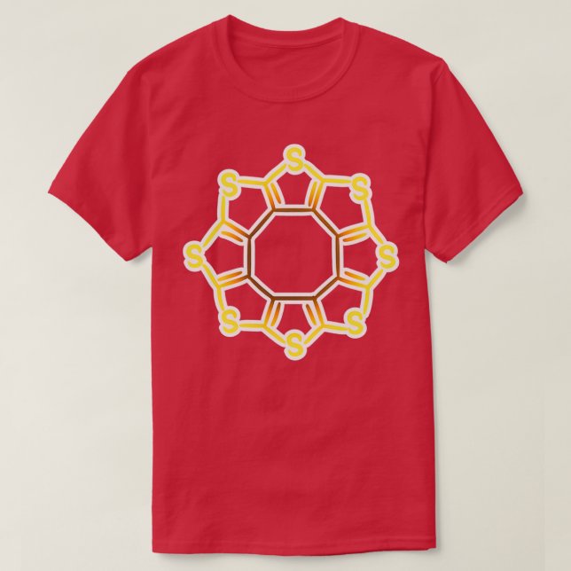 Sulflower Molecular Structure 1 T-Shirt (Design Front)