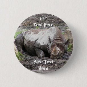 Sulking Rhino Button