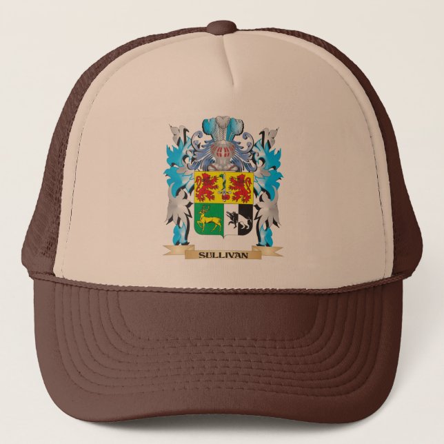 Sullivan Coat of Arms - Family Crest Trucker Hat (Front)