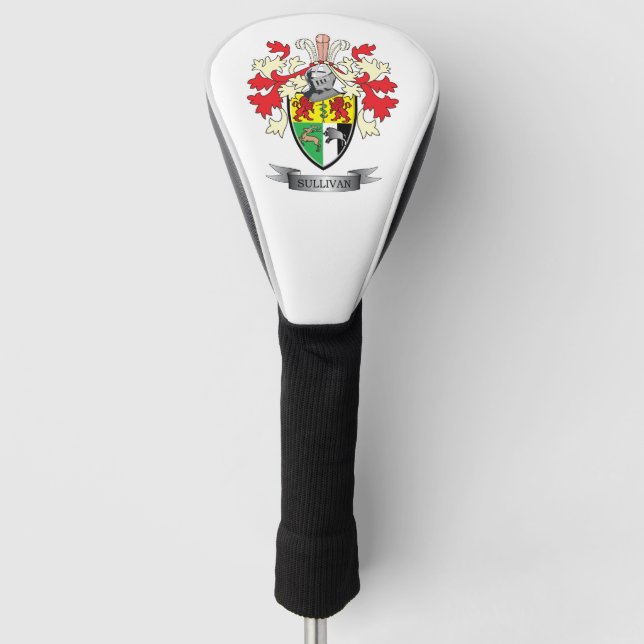 Sullivan Coat of Arms Golf Head Cover (Front)