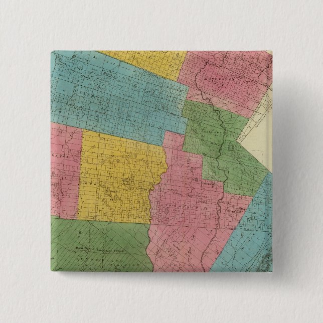 Sullivan County 15 Cm Square Badge (Front)