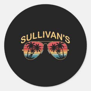 Sullivan's South Carolina Men Women Souvenir Surfb Classic Round Sticker