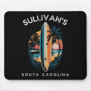 Sullivan's South Carolina Men Women Surfing Mouse Mat