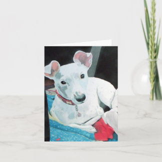 Sully the Jack Russell Terrier Notecard