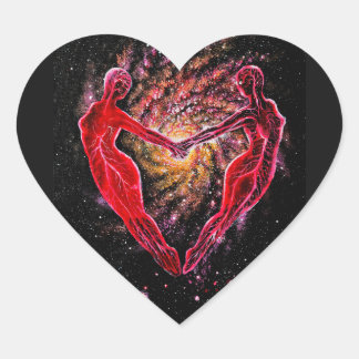 Sulmate connection heart sticker