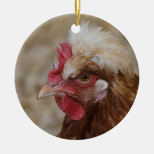 Sulmtaler Hen Ceramic Tree Decoration