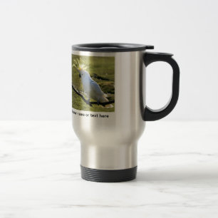 Sulphur-Crested Cockatoo in Australia Travel Mug