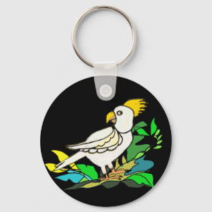 Sulphur crested cockatoo key ring