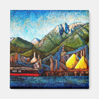 Sulphur Piles Magnet