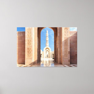 Sultan Qaboos Grand Mosque  Canvas Print