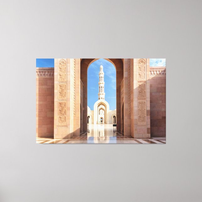 Sultan Qaboos Grand Mosque  Canvas Print (Front)