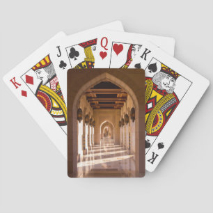 Sultan Qaboos Grand Mosque in Muscat, Oman Playing Cards