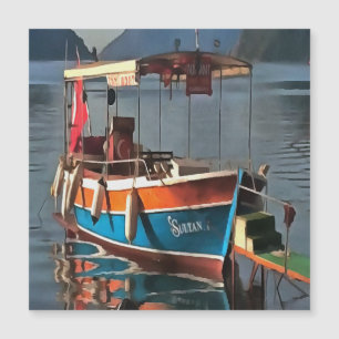 Sultan Taxi Boat Marmaris Nautical Art 