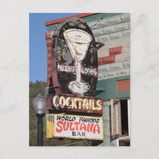 Sultana Bar on Route 66  Postcard