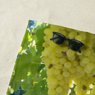 Sultana Grapes On A Grape Vine, Beach Towel