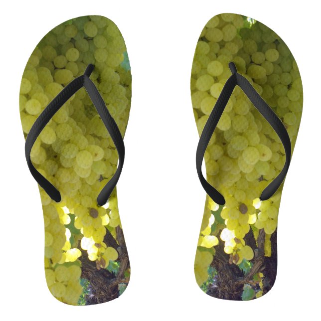 Sultana Grapes On A Grape Vine,  Flip Flops (Footbed)