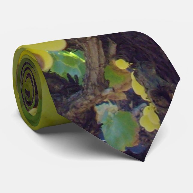 Sultana Grapes On A Grape Vine,  Tie (Rolled)