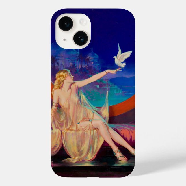 Sultana the Arabian Sultan's Concubine 1925 Case-Mate iPhone Case (Back)