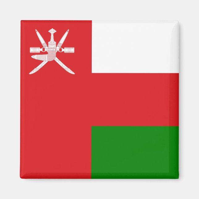 Sultanate of Oman Flag Magnet (Front)