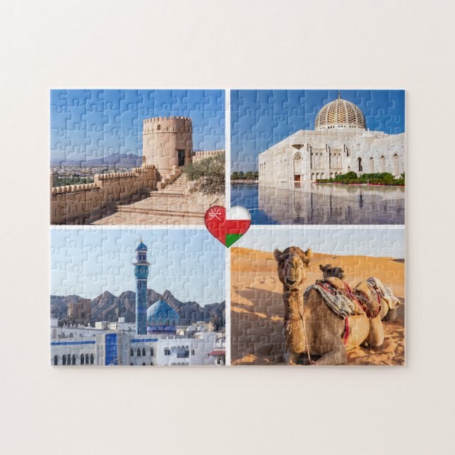 Sultanate of Oman landmarks Jigsaw Puzzle (Horizontal)