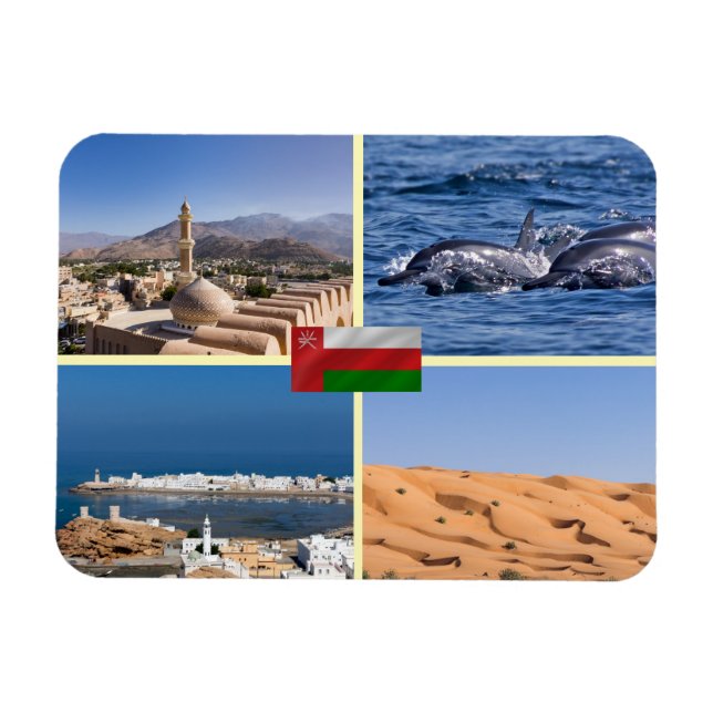 Sultanate of Oman landmarks Magnet (Horizontal)
