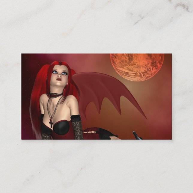 Sultry Angel Business Card (Front)