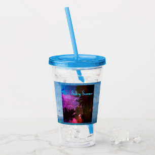 Sultry Summer Acrylic Tumbler