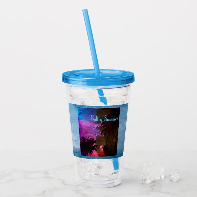 Sultry Summer Acrylic Tumbler (Front Ice)