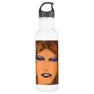 Sultry Woman Sketch 710 Ml Water Bottle